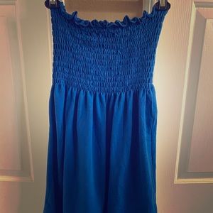Brand new blue tube dress